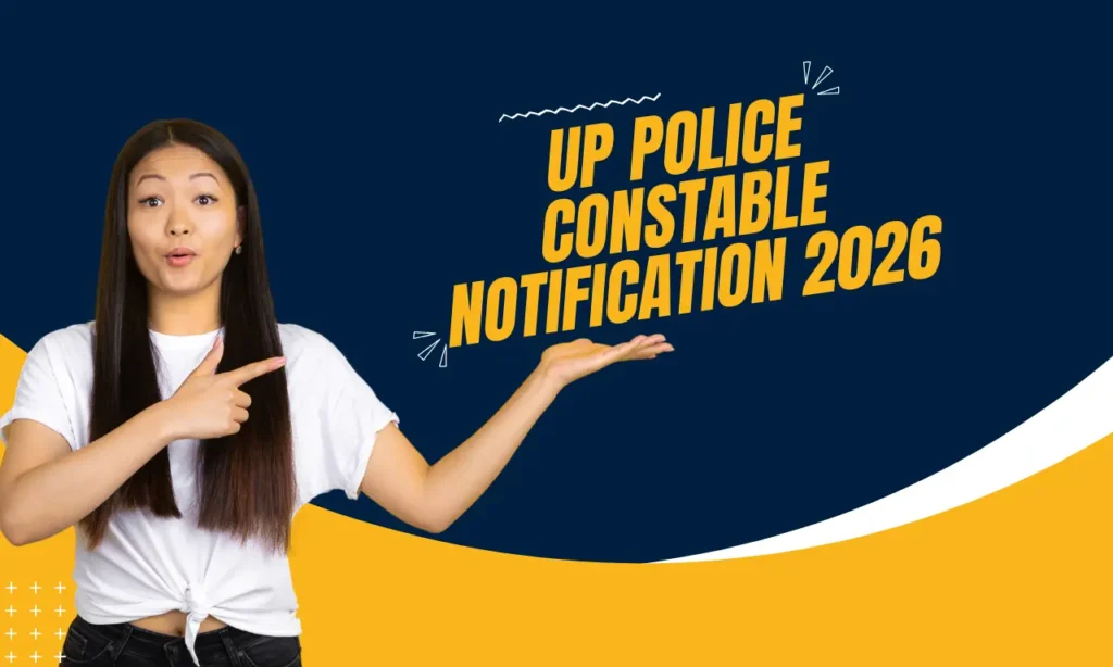 up police constable notification 2026