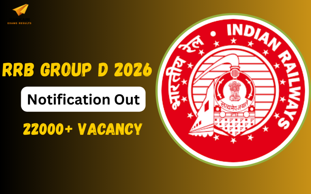 RRB Group D 2026 Notification