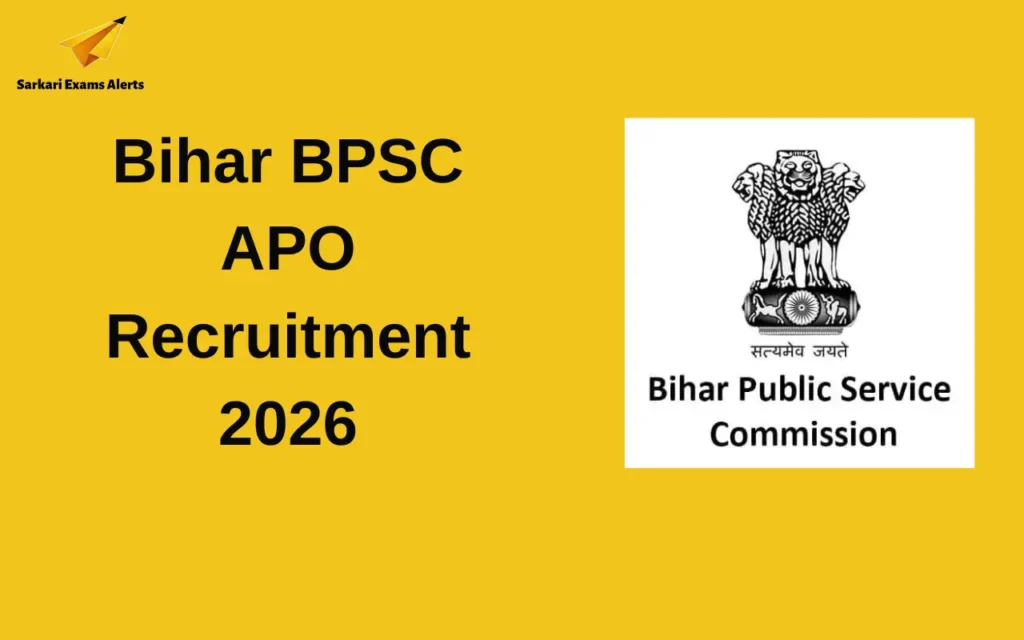 BPSC APO Recruitment