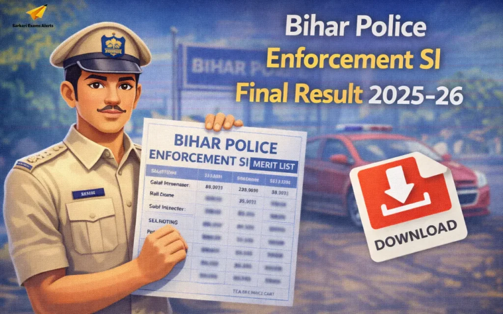 Bihar Police Enforcement SI Final Result