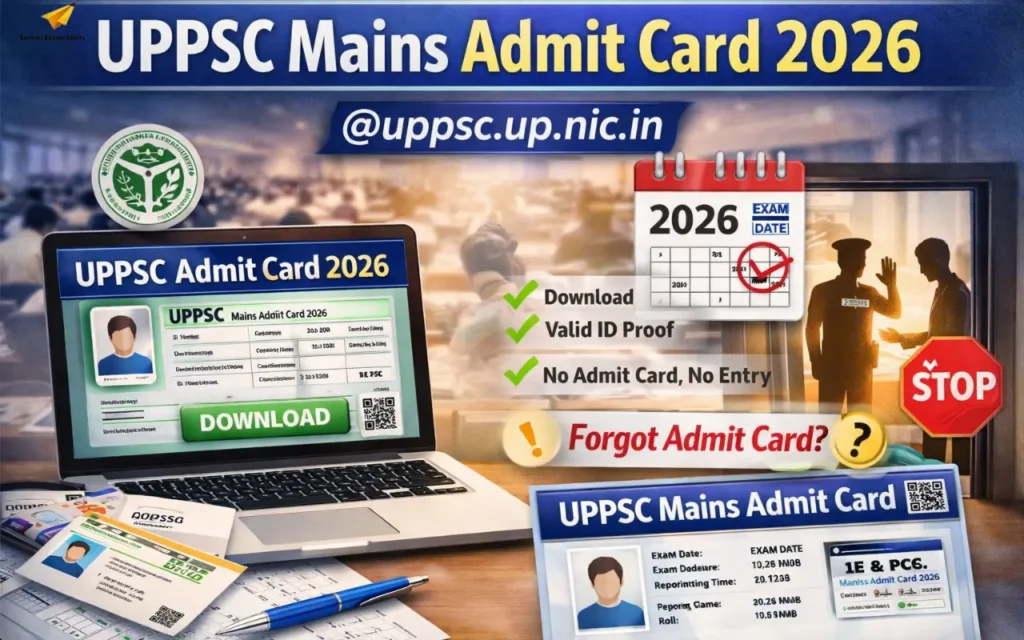 UPPSC Mains Admit Card 2026 Out, Download Hall Ticket @uppsc.up.nic.in