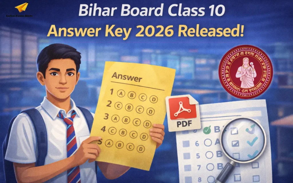 Bihar Board Class 10 Answer Key 2026 Out, BSEB Matric Answer Key PDF Download