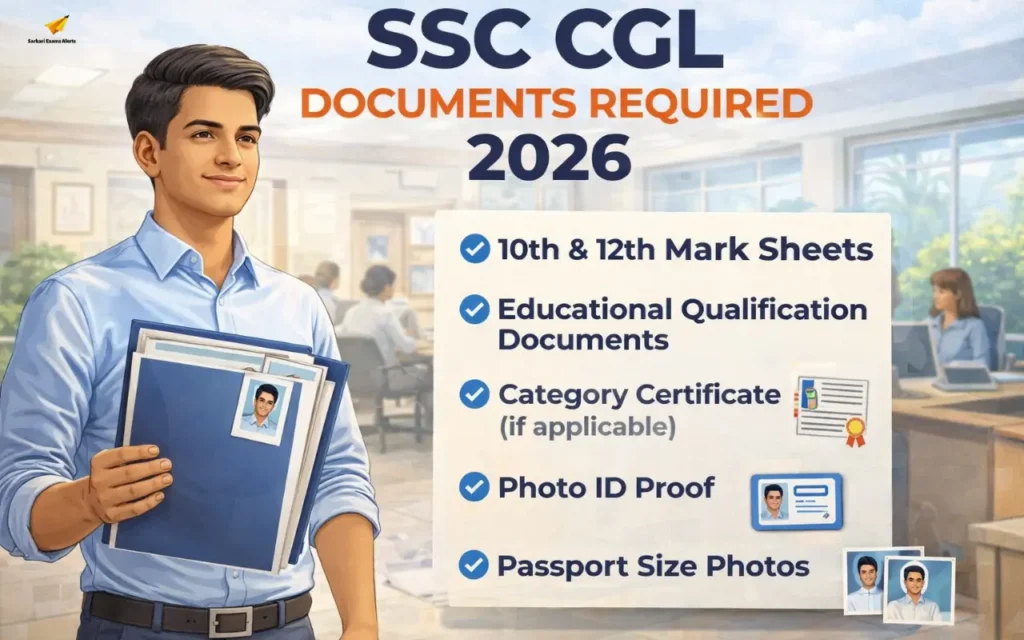 ssc cgl documents required