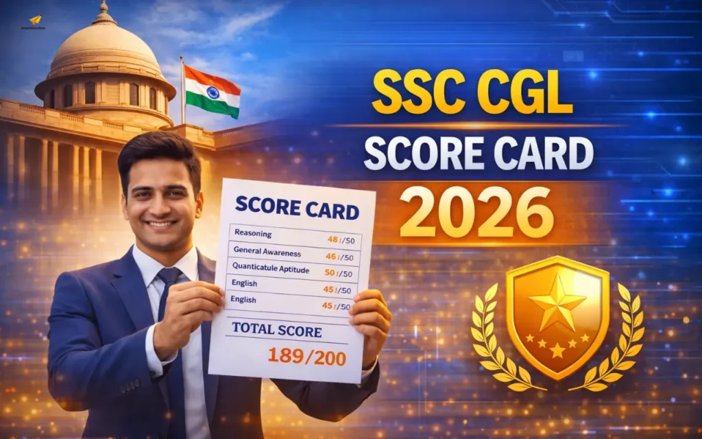 SSC CGL Score Card 2026: Download Link, Merit List & Results ssc cgl score card 2026