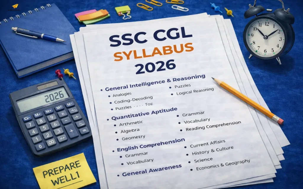 SSC CGL Syllabus 2026: Complete Tier 1 and Tier 2 Subject-Wise Syllabus with Topic Weightage ssc cgl syllabus 2026
