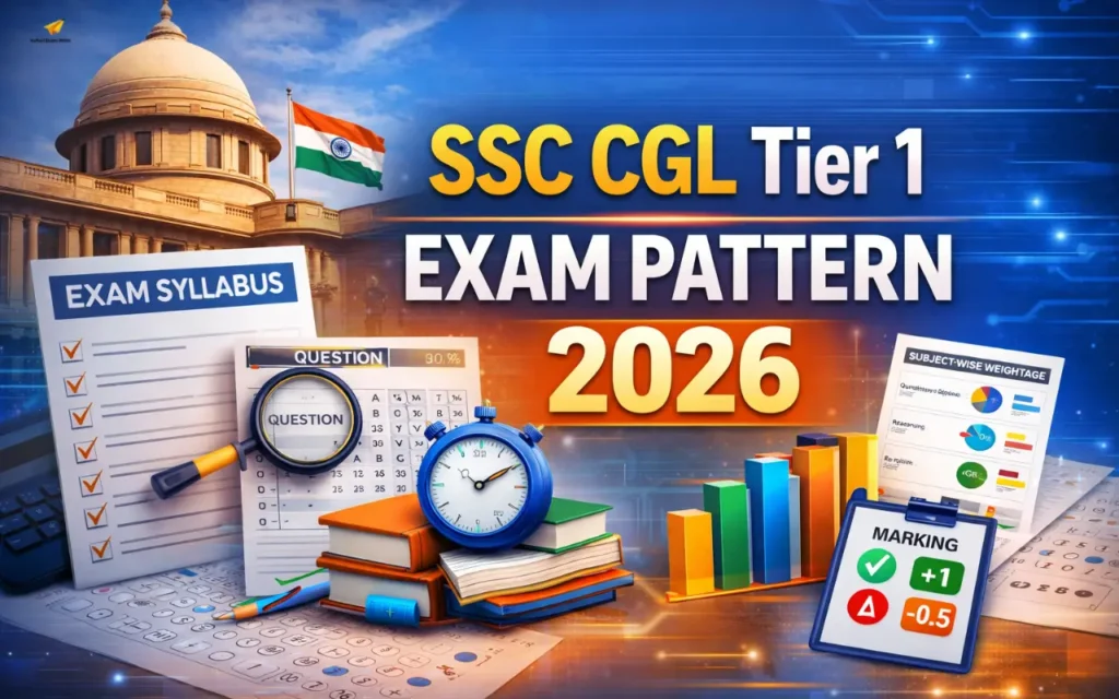 ssc cgl tier 1 exam pattern 2026
