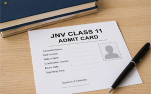 jnv class 11 admit card