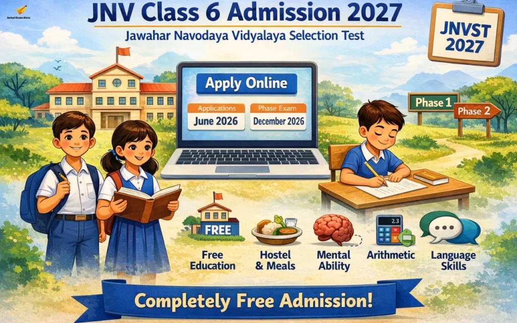 jnv class 6 admission