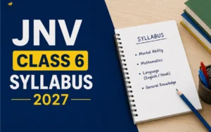 jnv class 6 syllabus