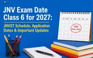 jnv exam date class 6