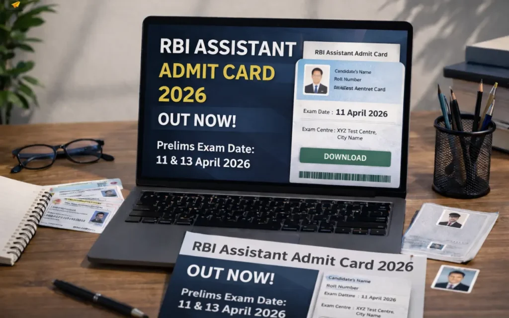 rbi assistant admit card
