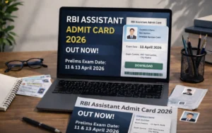 rbi assistant admit card