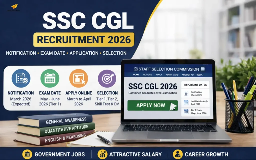 SSC CGL Recruitment 2026: Notification, Exam Date, Application Form, Eligibility & Complete Details ssc cgl recruitment