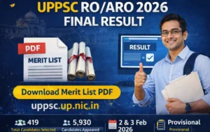 uppsc ro aro final result