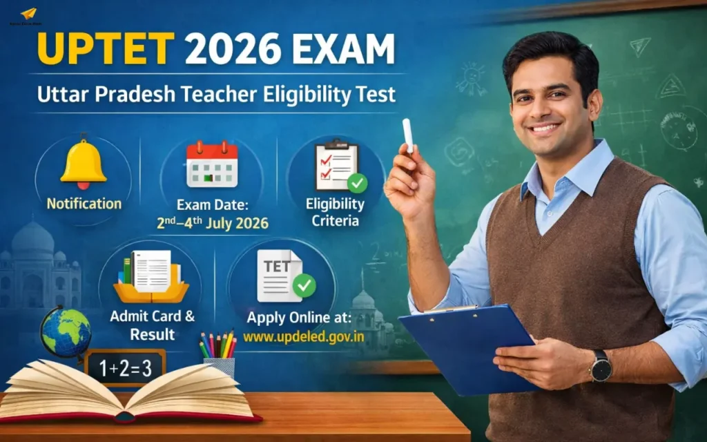 UPTET 2026 Notification, Exam Date, Eligibility, Syllabus & Apply Online uptet