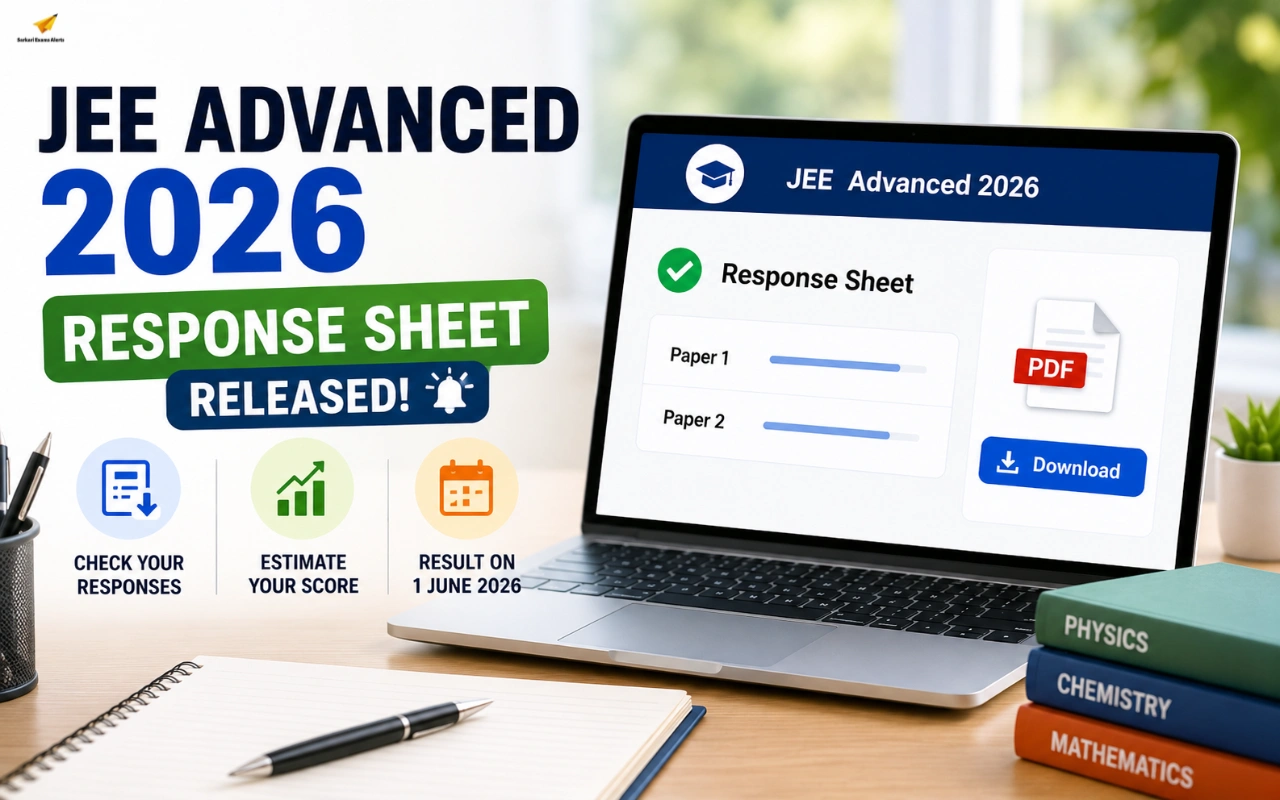 JEE Advanced Response Sheet 2026 Released at jeeadv.ac.in, Download ...