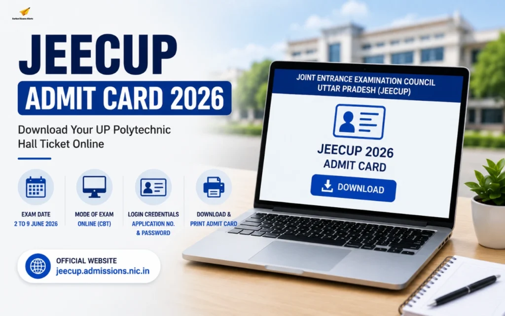 jeecup admit card