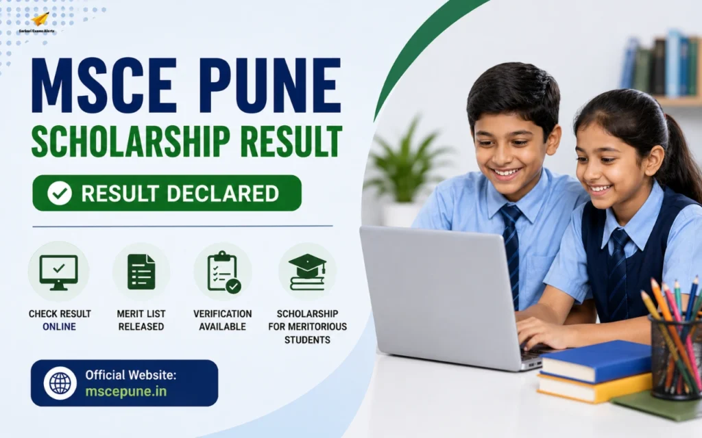 MSCE Pune Scholarship Result 2026 Released for Class 5 and 8 at mscepune.in msce pune scholarship result
