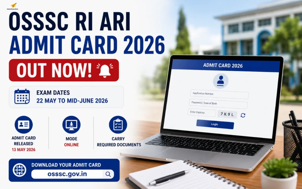 osssc ri ari admit card