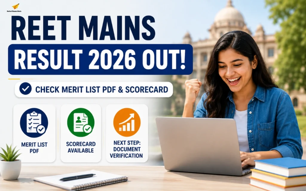 REET Mains Result 2026 Out at rssb.rajasthan.gov.in, Download Level 1 & Level 2 Merit List PDF reet mains result