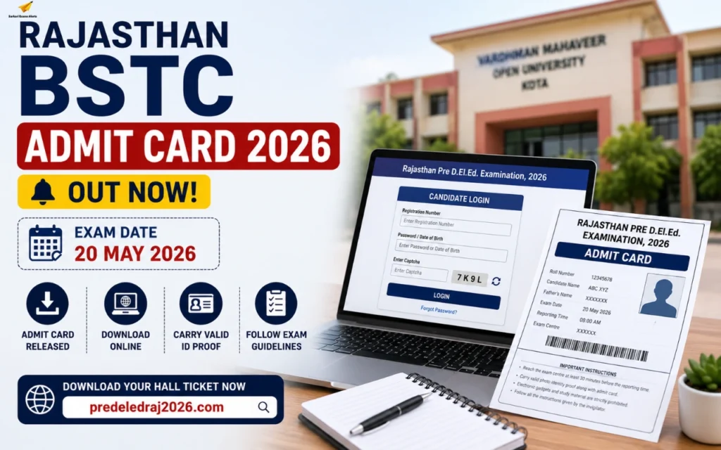 rajasthan bstc admit card
