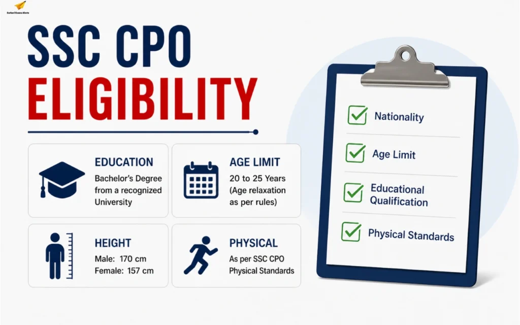 ssc cpo eligibility