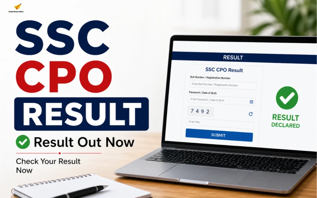 ssc cpo result