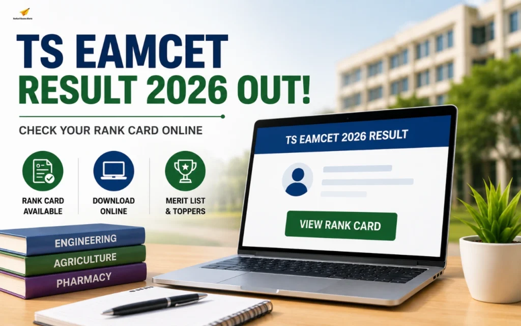 TS EAMCET Result 2026 Out at eapcet.tgche.ac.in: Download TG EAPCET Rank Card, Merit List & Toppers ts eamcet result