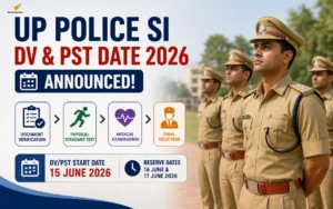 up police si physical test & dv date