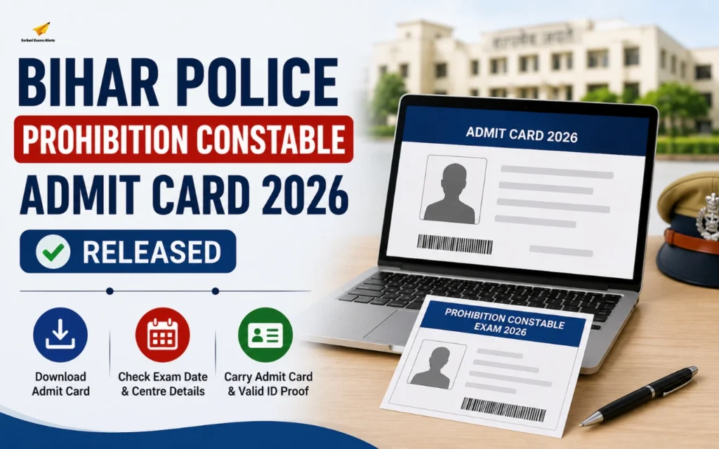 Bihar Police Prohibition Constable Admit Card 2026 Released: Download Hall Ticket at csbc.bihar.gov.in bihar police prohibition constable admit card