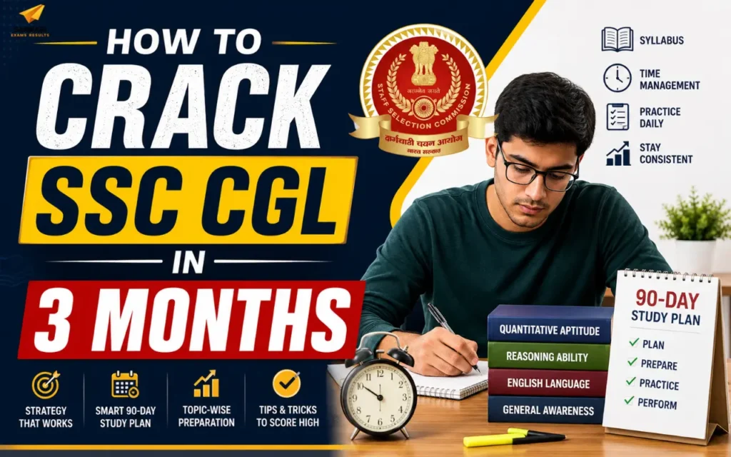 How to Crack SSC CGL in 3 Months (2026): Realistic Plan, Week-wise Strategy, and What to Skip how to prepare for ssc cgl in 3 months