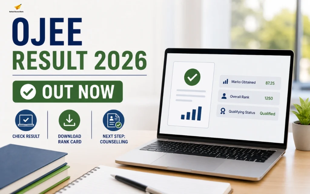 OJEE Result 2026 Out at ojee.nic.in: Download Rank Card, Scorecard & Check Counselling Details ojee result