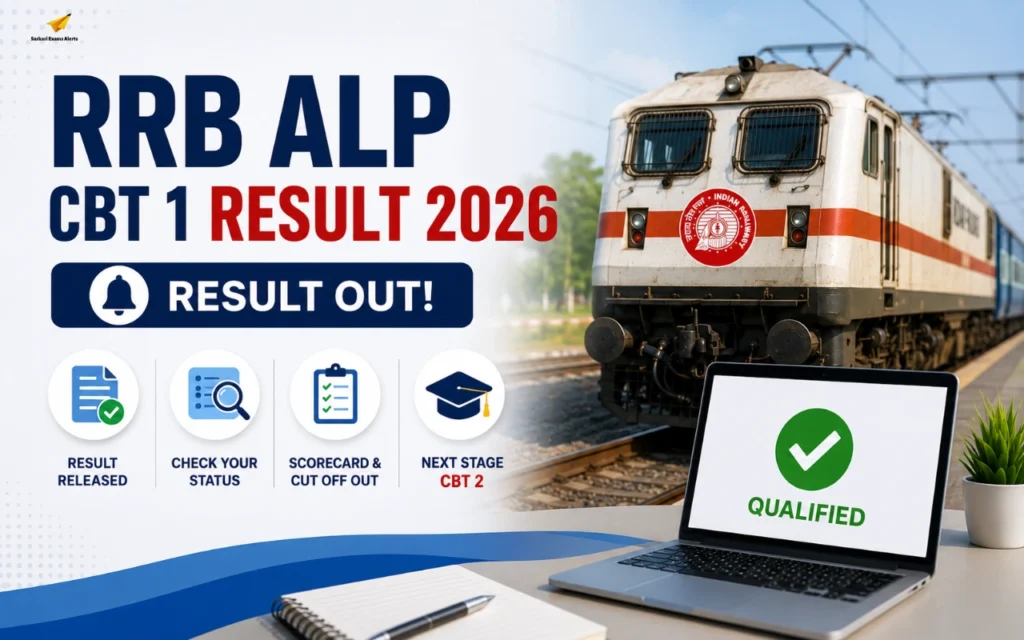 RRB ALP CBT 1 Result 2026 Out: Download Result PDF, Check Scorecard, Cut Off & CBT 2 Details rrb alp cbt 1 result