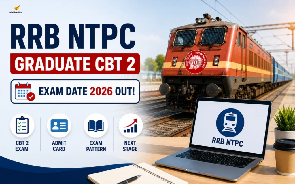 RRB NTPC Graduate CBT 2 Exam Date 2026 Out: Check Official Schedule, Admit Card Date & Exam Pattern rrb ntpc graduate cbt 2 exam date