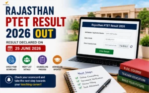 rajasthan ptet result