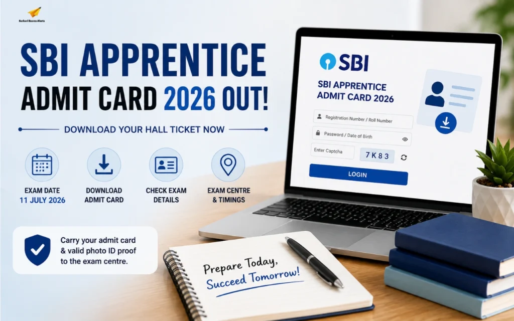 sbi apprentice admit card
