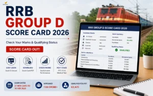 rrb group d score card