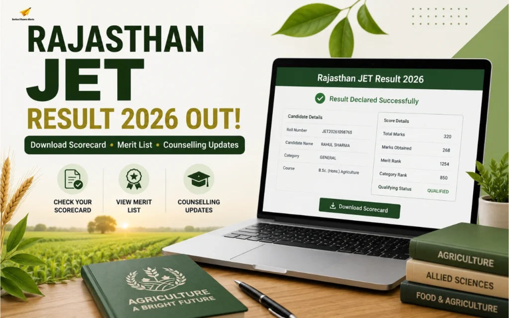 Rajasthan JET Result 2026 Out at jetskrau2026.com: Download Scorecard, Merit List & Counselling Details rajasthan jet result