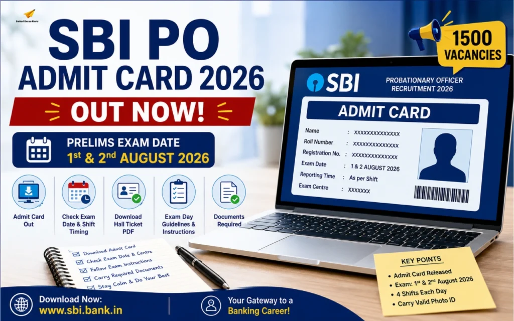 sbi po admit card