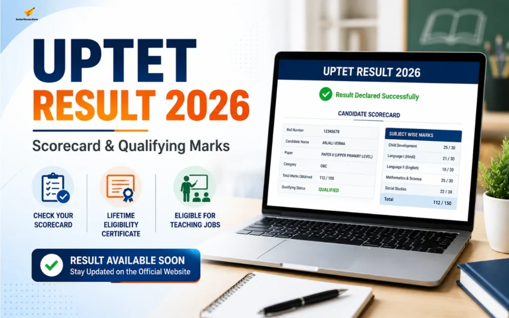 UPTET Result 2026: Check Scorecard, Qualifying Marks, Certificate & Result Download Link uptet result