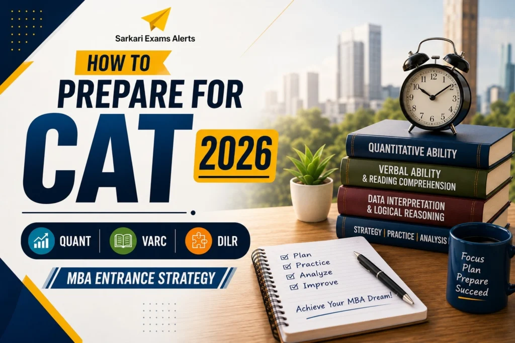 How to Prepare for CAT 2026: Quant VARC DILR MBA Entrance Strategy Prepare for CAT 2026