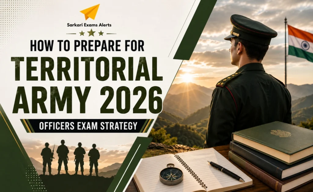 How to Prepare for Territorial Army 2026: Officers Exam Strategy Prepare for Territorial Army