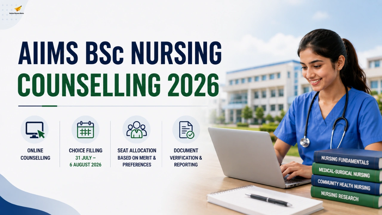 AIIMS BSc Nursing Counselling 2026: Choice Filling, Seat Allotment, Dates, Documents & Admission Process aiims bsc nursing counselling