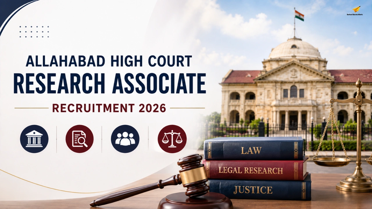 Allahabad High Court Research Associate Recruitment 2026: Eligibility, Salary, Selection Process, Exam Date & Latest Update allahabad high court research associate recruitment