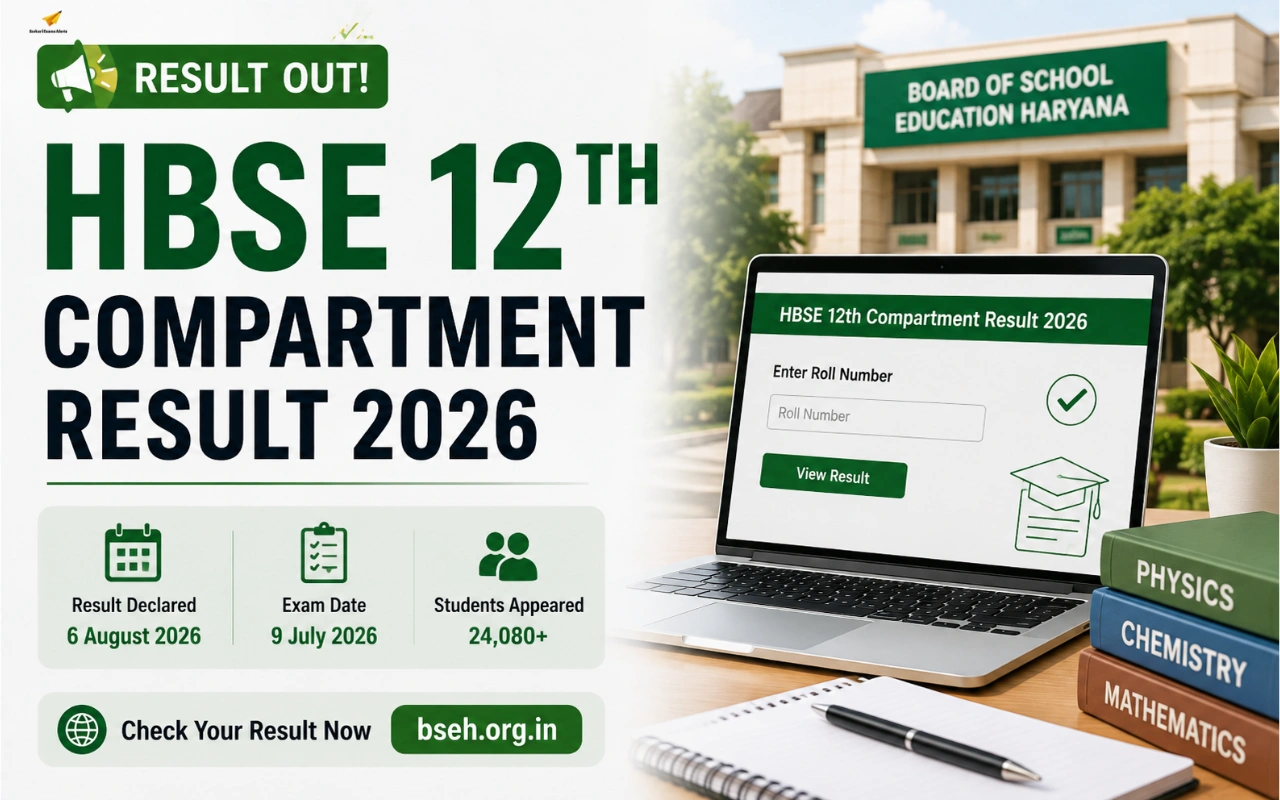 HBSE 12th Compartment Result 2026 Out at bseh.org.in: Download Haryana Board Supplementary Result, Marksheet & Passing Criteria hbse 12th compartment result