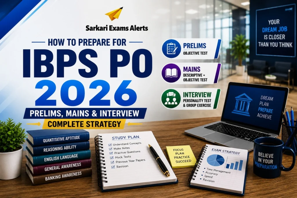 How to Prepare for IBPS PO 2026: Prelims Mains and Interview Strategy Prepare for IBPS PO