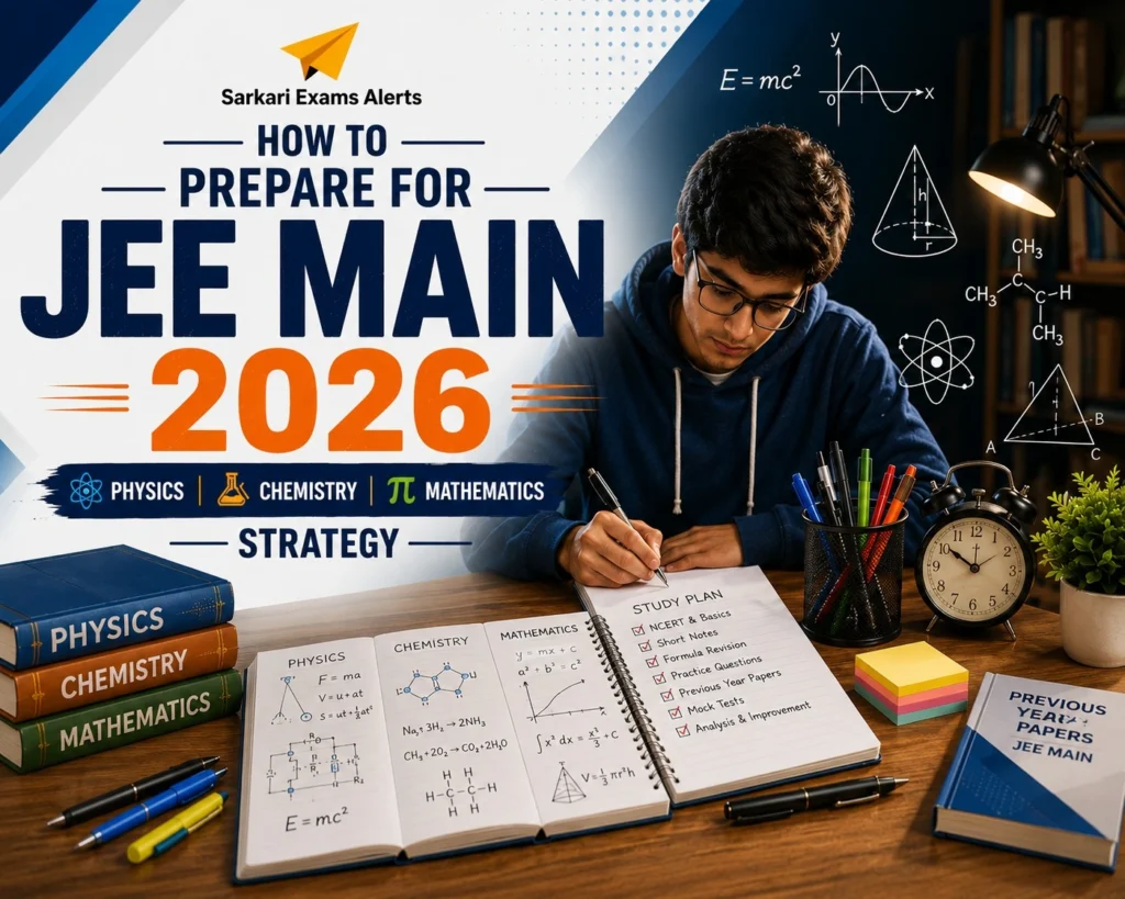 How to Prepare for JEE Main 2026: Physics Chemistry Mathematics Strategy Prepare for JEE Main