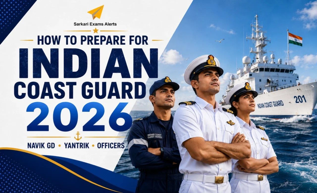 How to Prepare for Indian Coast Guard 2026: Navik GD Yantrik and Officers Prepare for Indian Coast Guard