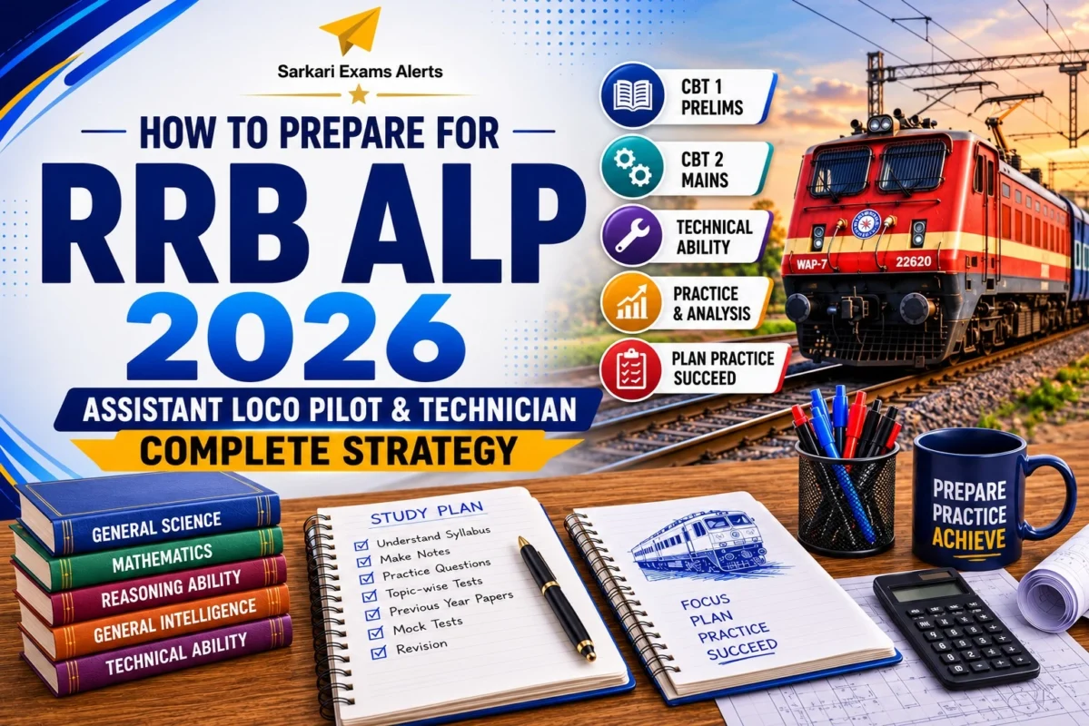 How to Prepare for RRB ALP 2026: Assistant Loco Pilot and Technician Strategy Prepare for RRB ALP
