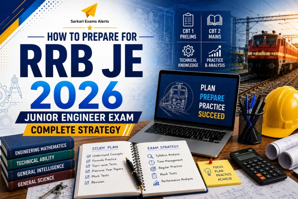 How to Prepare for RRB JE 2026: Junior Engineer Exam Complete Strategy Prepare for RRB JE